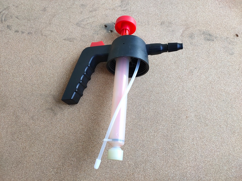 1+1 Heavy Duty Chemical & Solvent Resistant Hand Pump up Pressure Sprayer with Viton Seals